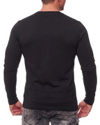 Herren Langarmshirt 3er Pack Baumwolle – Pineta
