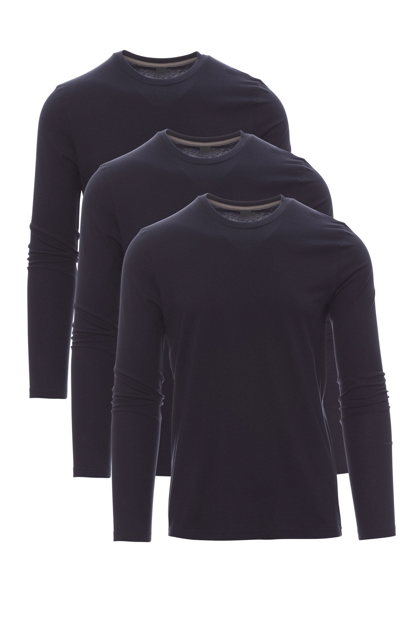 Herren 3er Pack Langarmshirts Pineta