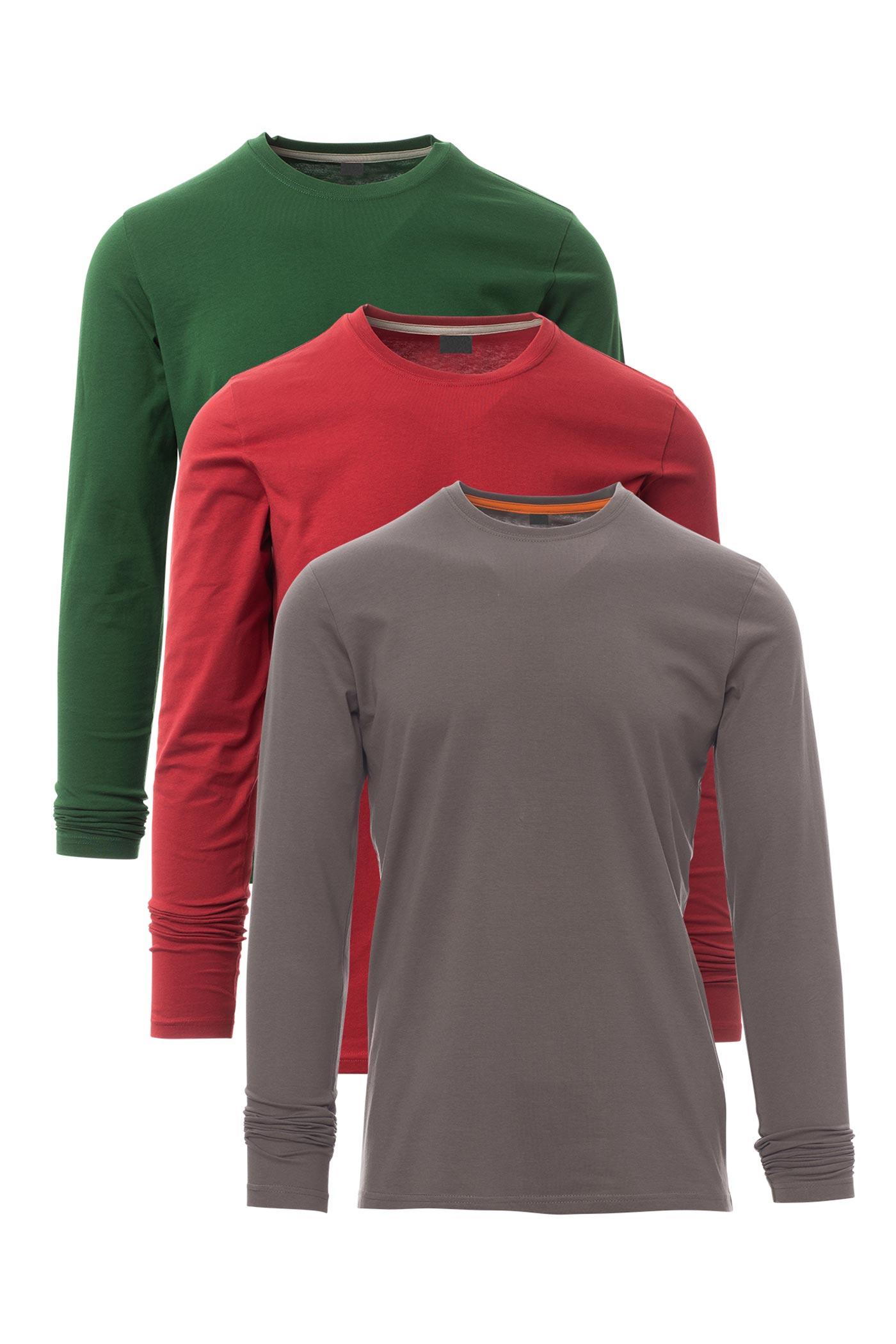 Herren 3er Pack Langarmshirts Pineta