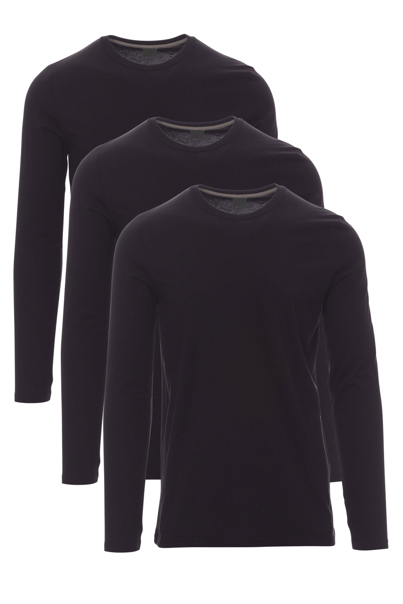 Herren 3er Pack Langarmshirts Pineta