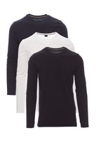 Herren 3er Pack Langarmshirts Pineta