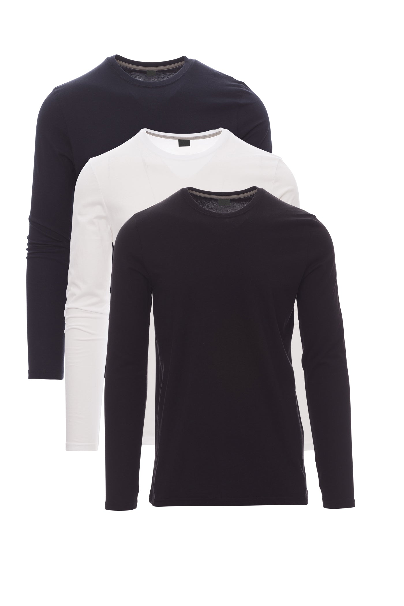 Herren 3er Pack Langarmshirts Pineta