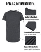 Herren 3er Pack T-Shirt extra Lang aus Baumwolle - Longshirt