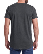 Herren 3er Pack T-Shirt extra Lang aus Baumwolle - Longshirt