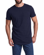 Herren 3er Pack T-Shirt extra Lang aus Baumwolle - Longshirt