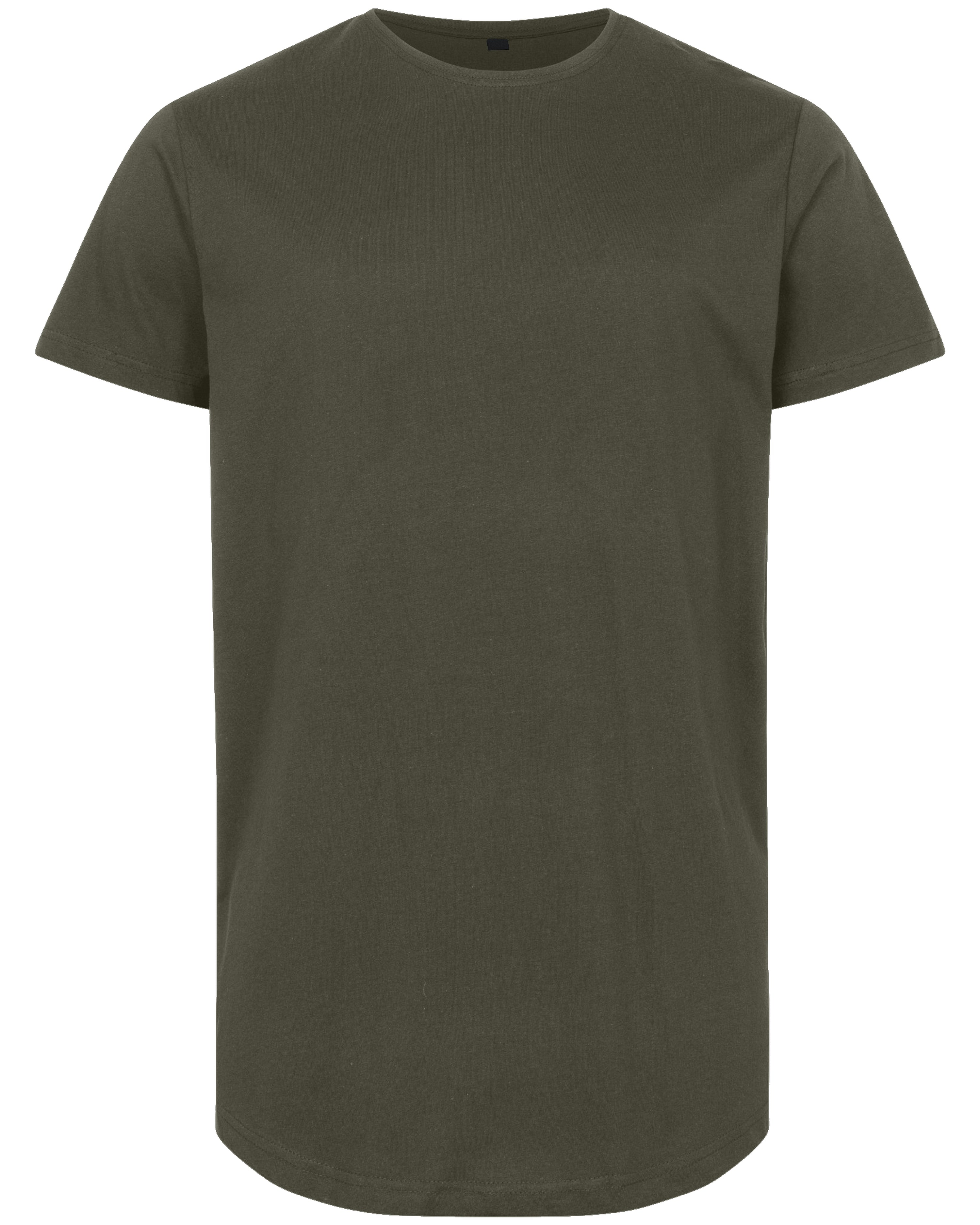 Herren T-Shirt extra lang Baumwolle – Longshirt