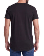 Herren 3er Pack T-Shirt extra Lang aus Baumwolle - Longshirt