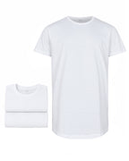 Herren T-Shirt extra lang 3er Pack – Longshirt