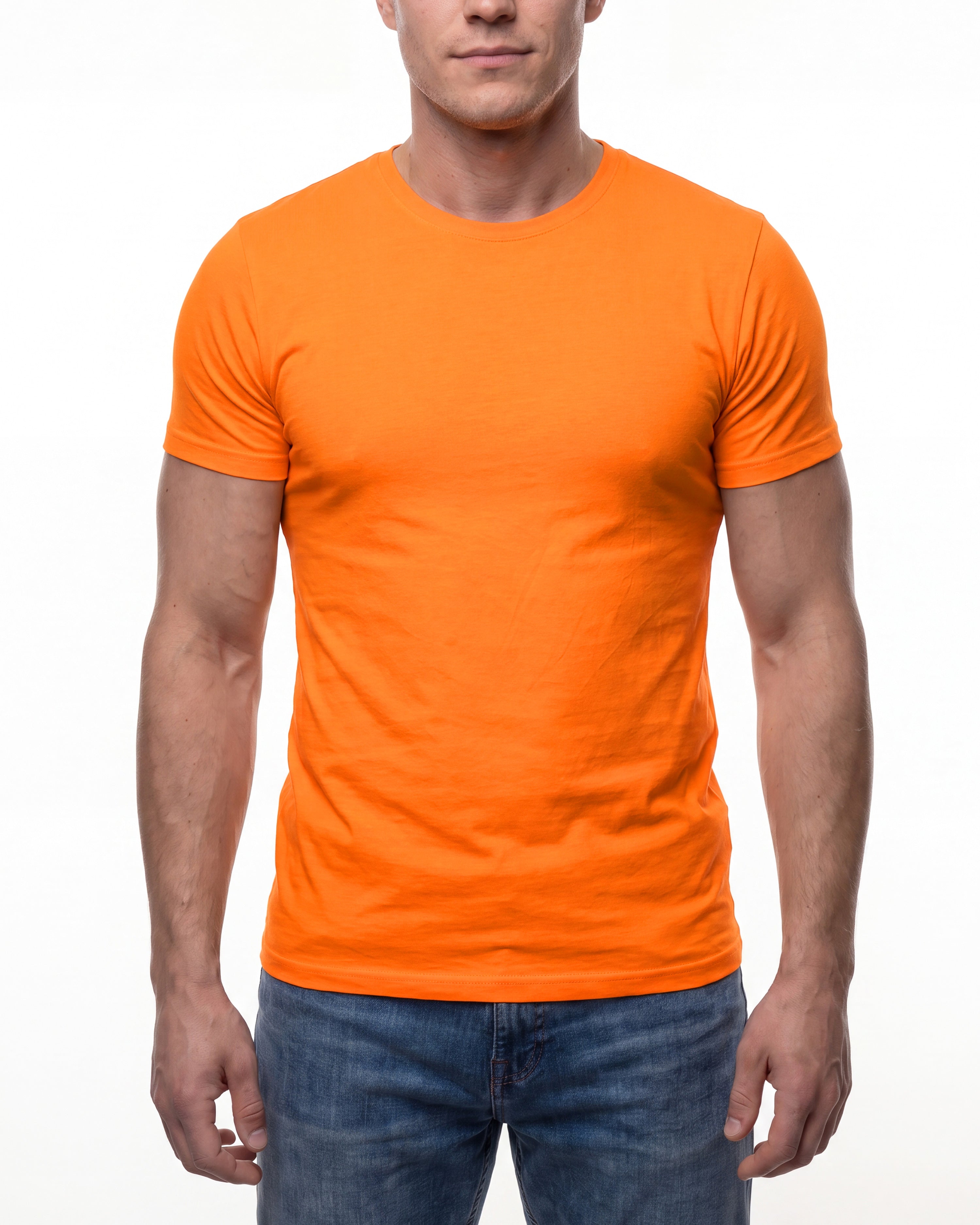 Herren T-Shirt Rundhals Baumwolle – Sunset