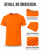 Herren T-Shirt 3er Pack Baumwolle – Sunset