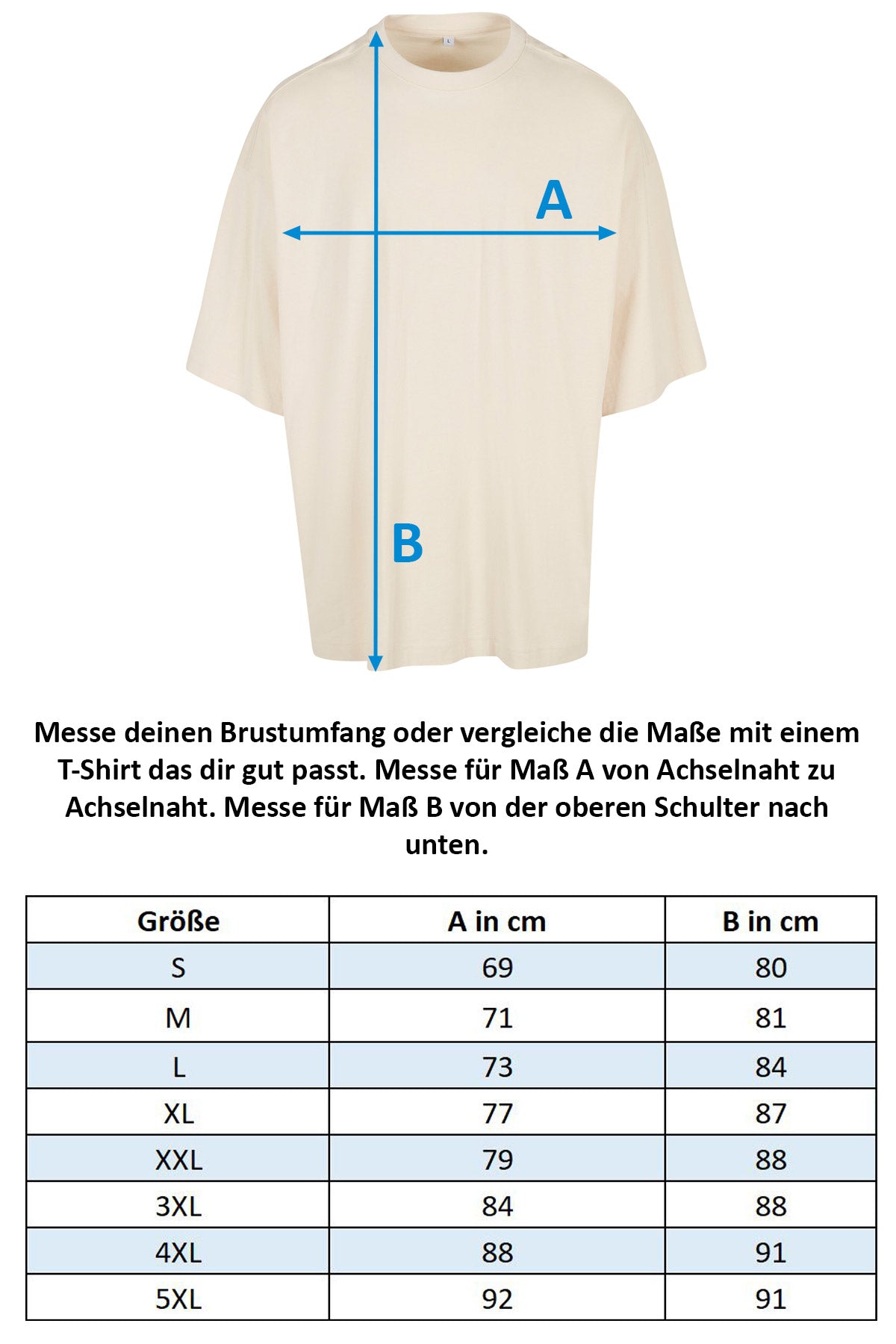 Herren T-Shirt im Boxy-Fit, Oversized Huge Basic Shirt