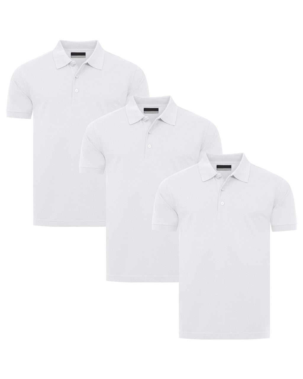 Herren 3er Pack Poloshirts atmungsatkiv aus Polyestermischung Venice Pro