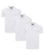 Herren 3er Pack Poloshirts atmungsatkiv aus Polyestermischung Venice Pro