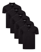 Herren 5er Pack Poloshirts bügelleicht aus Polyestermix Venice Pro