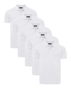 Herren 5er Pack Poloshirts bügelleicht aus Polyestermix Venice Pro