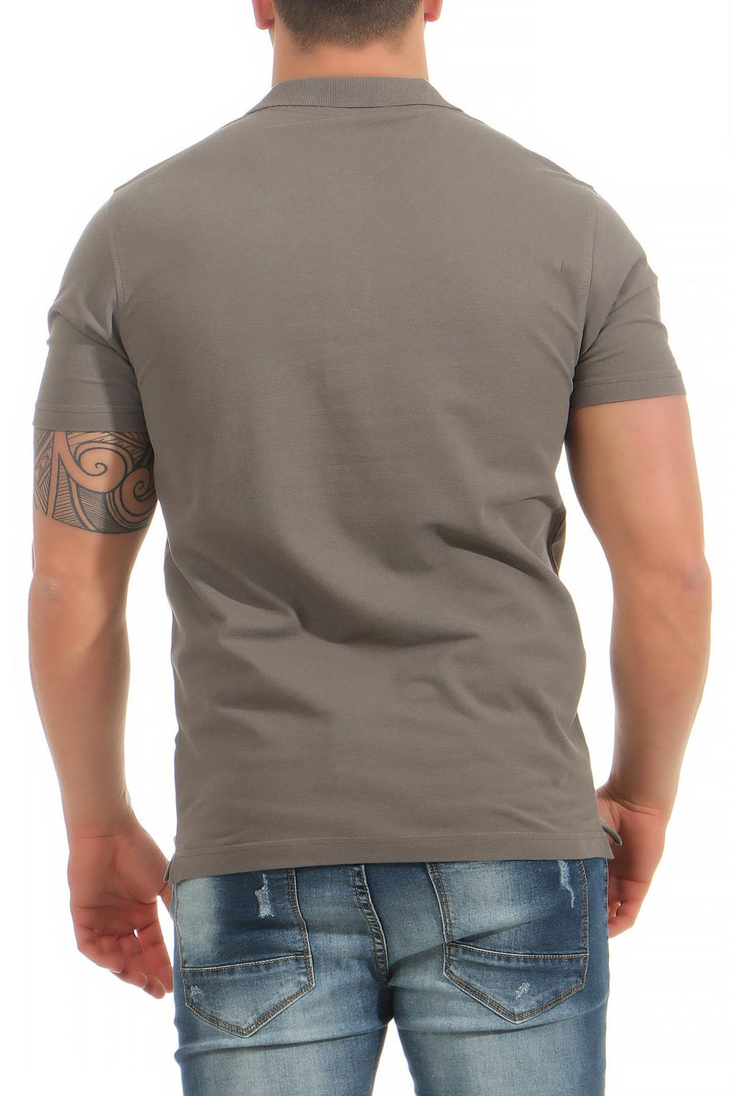 günstiges Poloshirt für Arbeit und Freizeit in Anthrazit