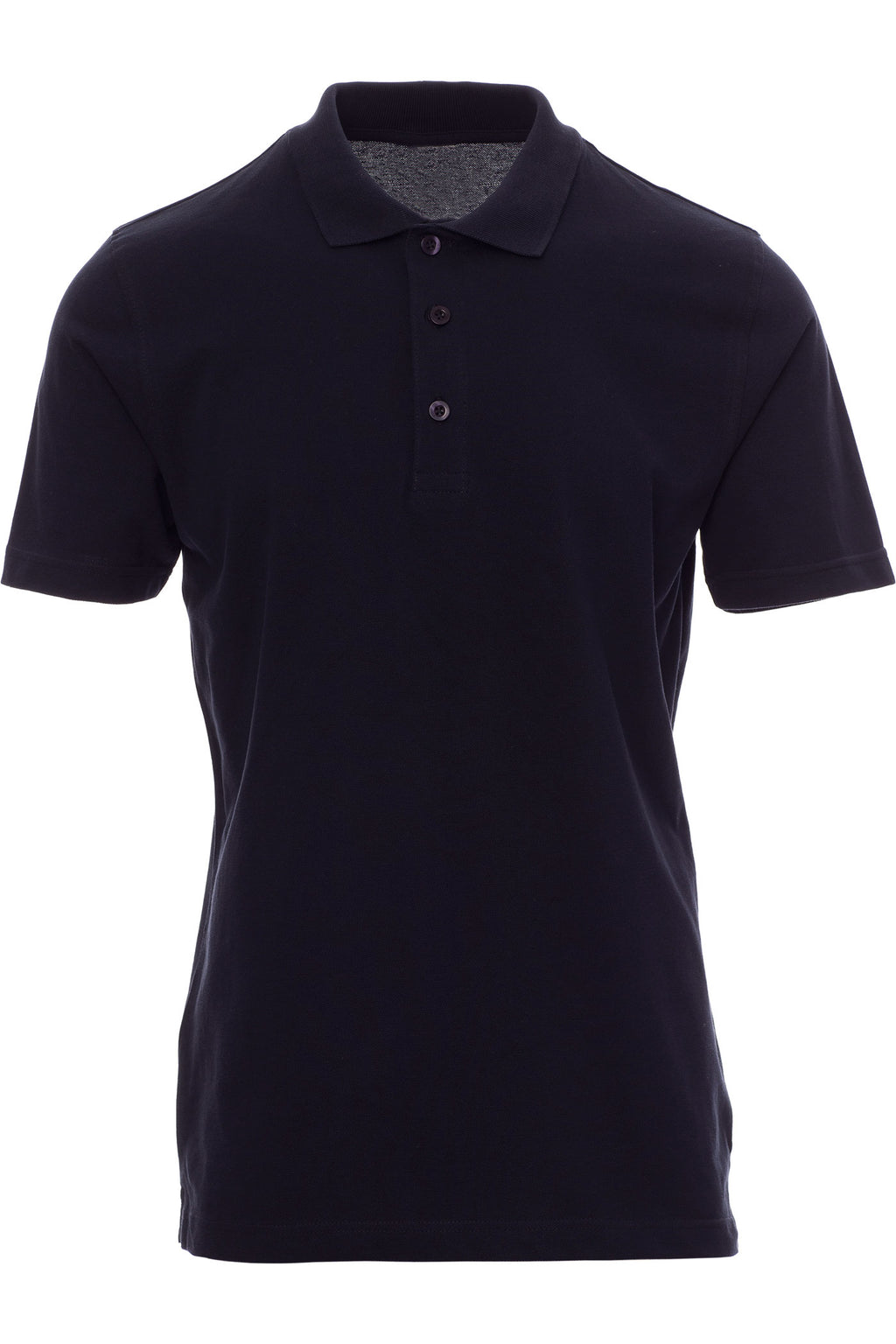 günstiges Basic Poloshirt in großen Größen in Dunkelblau