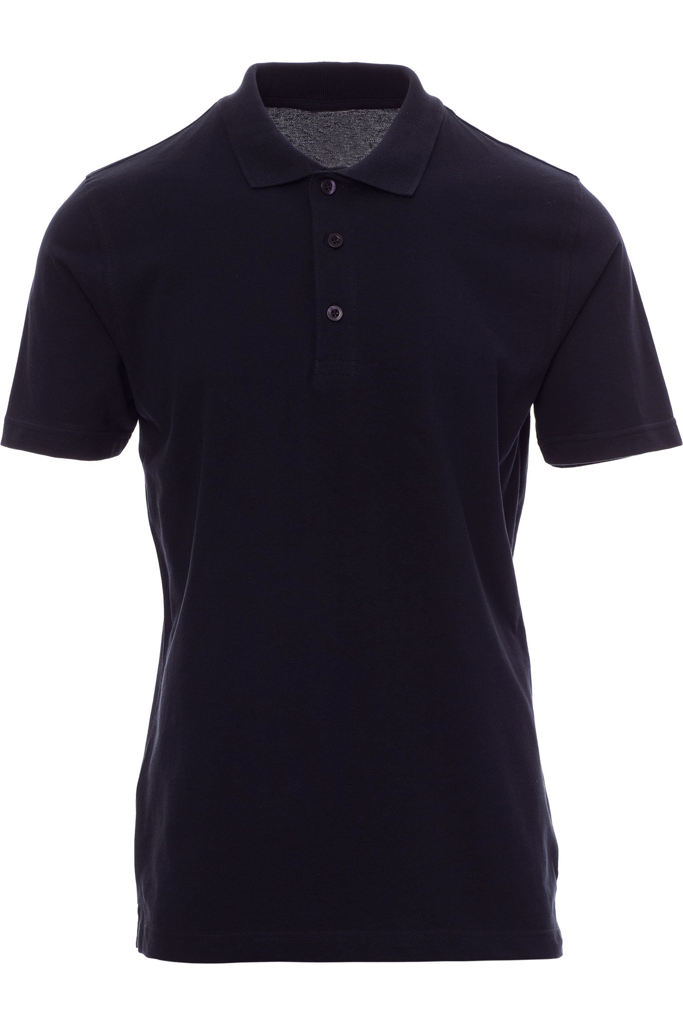 günstiges Basic Poloshirt in großen Größen in Dunkelblau