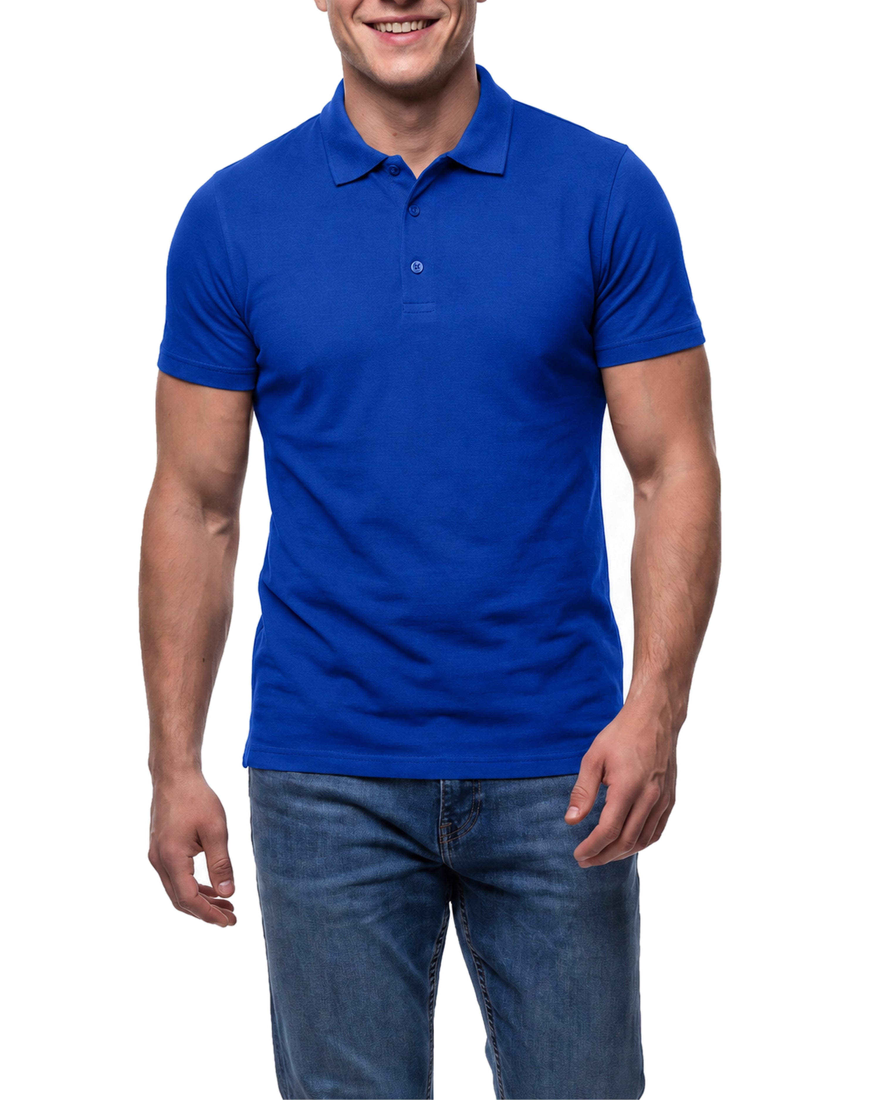 Herren Poloshirts im 5er Pack, 100% Baumwolle, Rome
