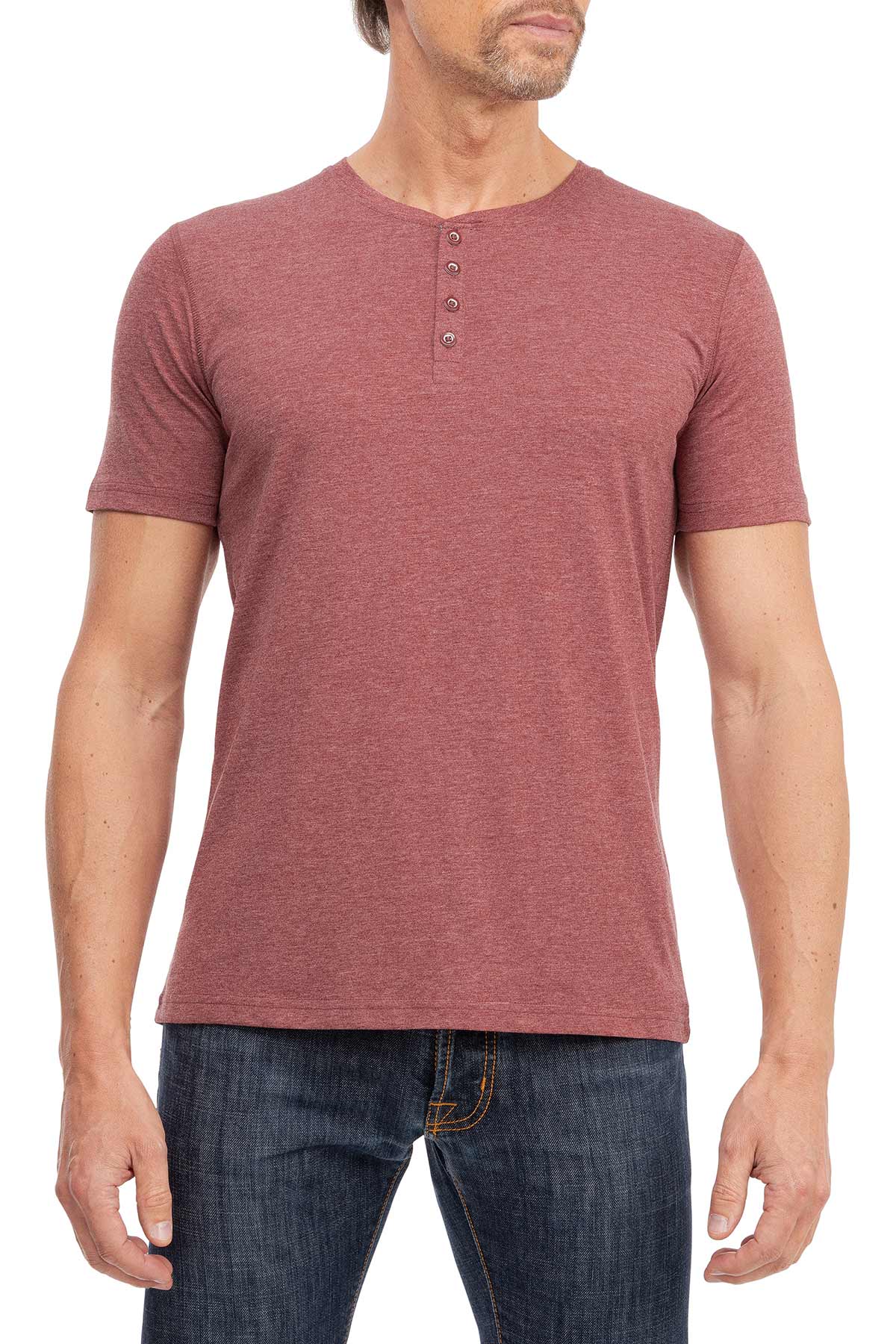 Herren T-Shirt Bordeaux