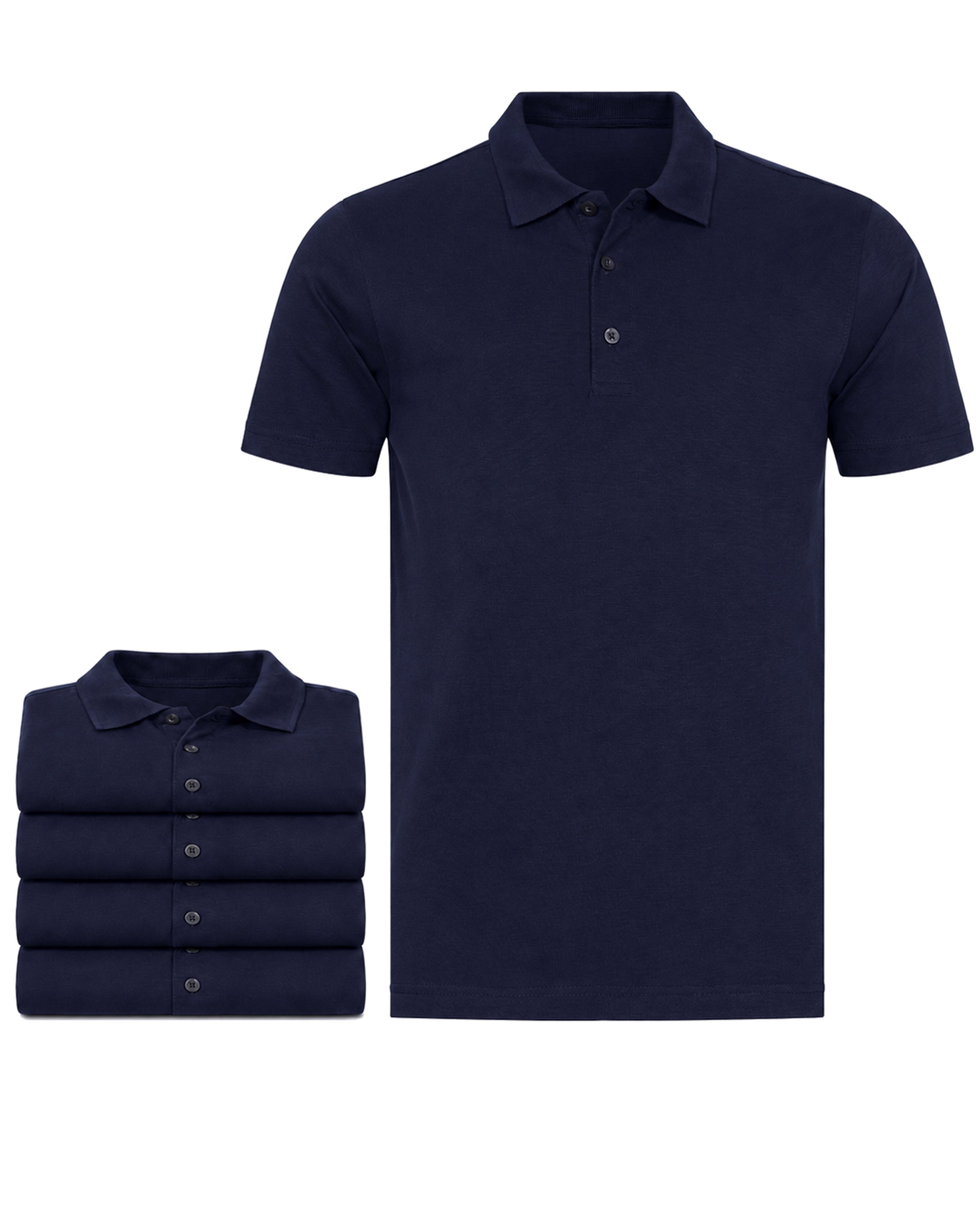 Herren Poloshirts im 5er Pack, 100% Baumwolle, Rome