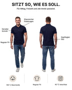 Herren Poloshirt aus 100% Baumwolle, Rome