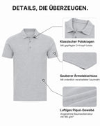 Herren Poloshirt aus 100% Baumwolle, Rome