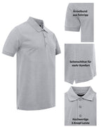 Herren 5er Pack Poloshirts bügelleicht aus Polyestermix Venice Pro