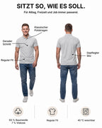 Herren Poloshirt aus 100% Baumwolle, Rome