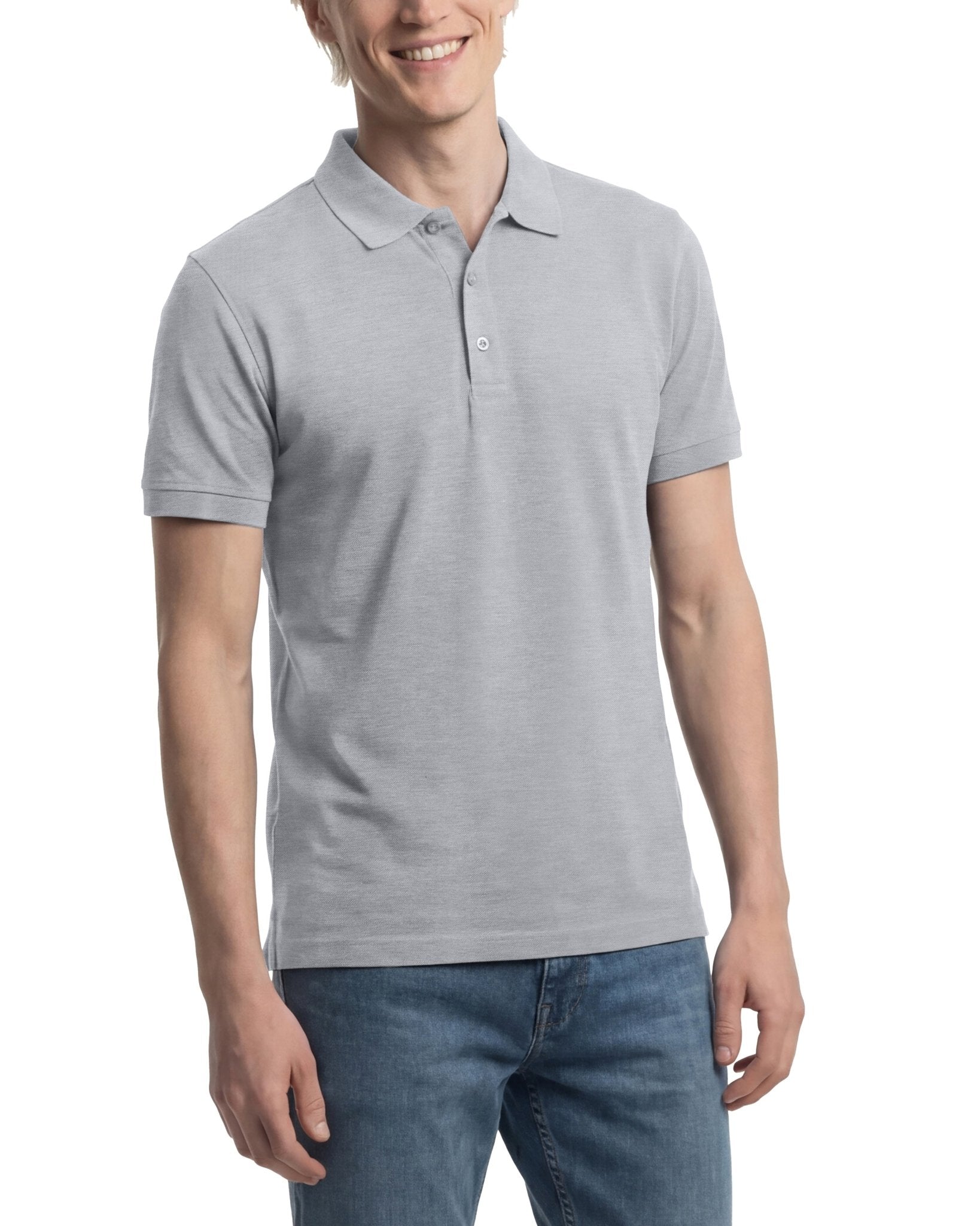 Herren 5er Pack Poloshirts bügelleicht aus Polyestermix Venice Pro