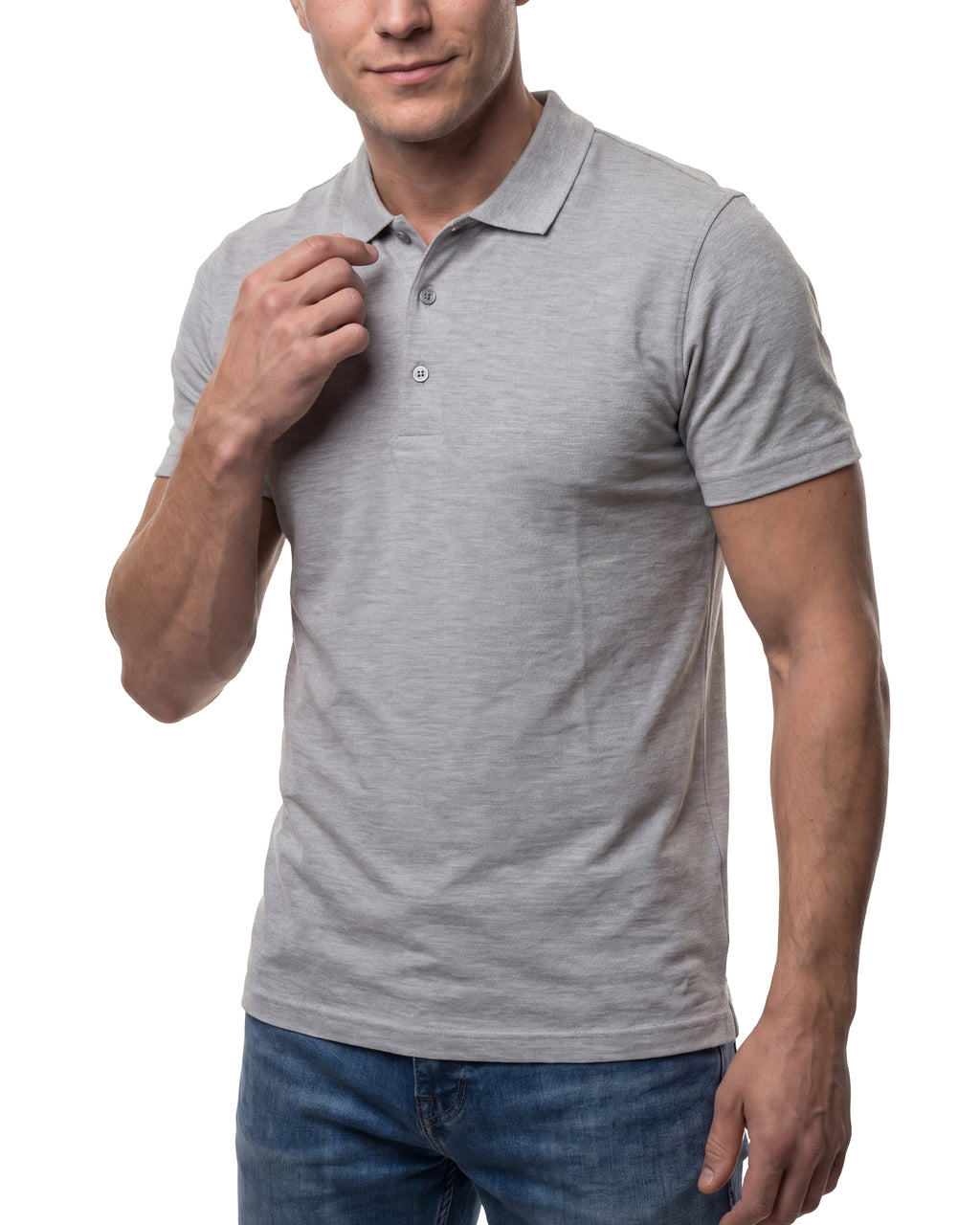 Herren 5er Pack Poloshirt einfarbig Rome