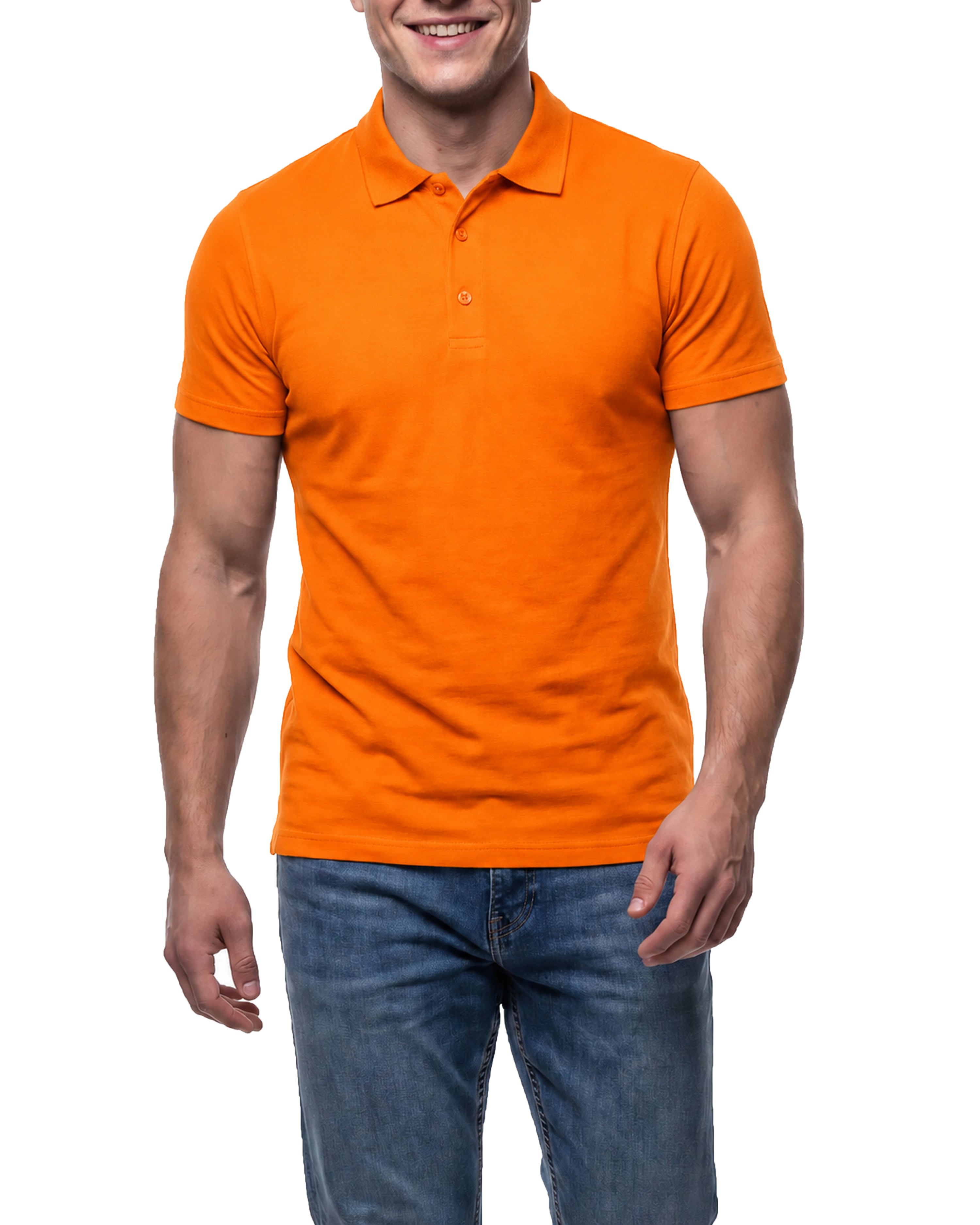 Herren Poloshirt aus 100% Baumwolle, Rome