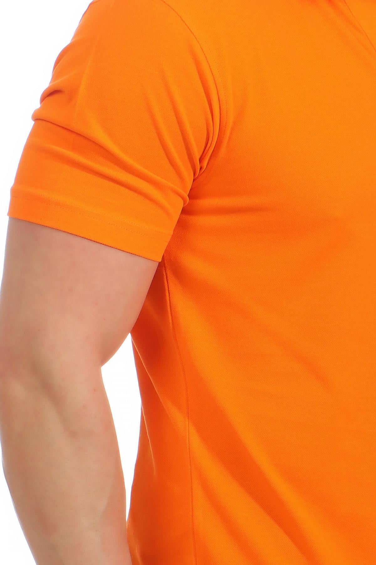 Poloshirt für Herren mit guter Passform Business in Orange
