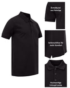 Herren 5er Pack Poloshirts bügelleicht aus Polyestermix Venice Pro