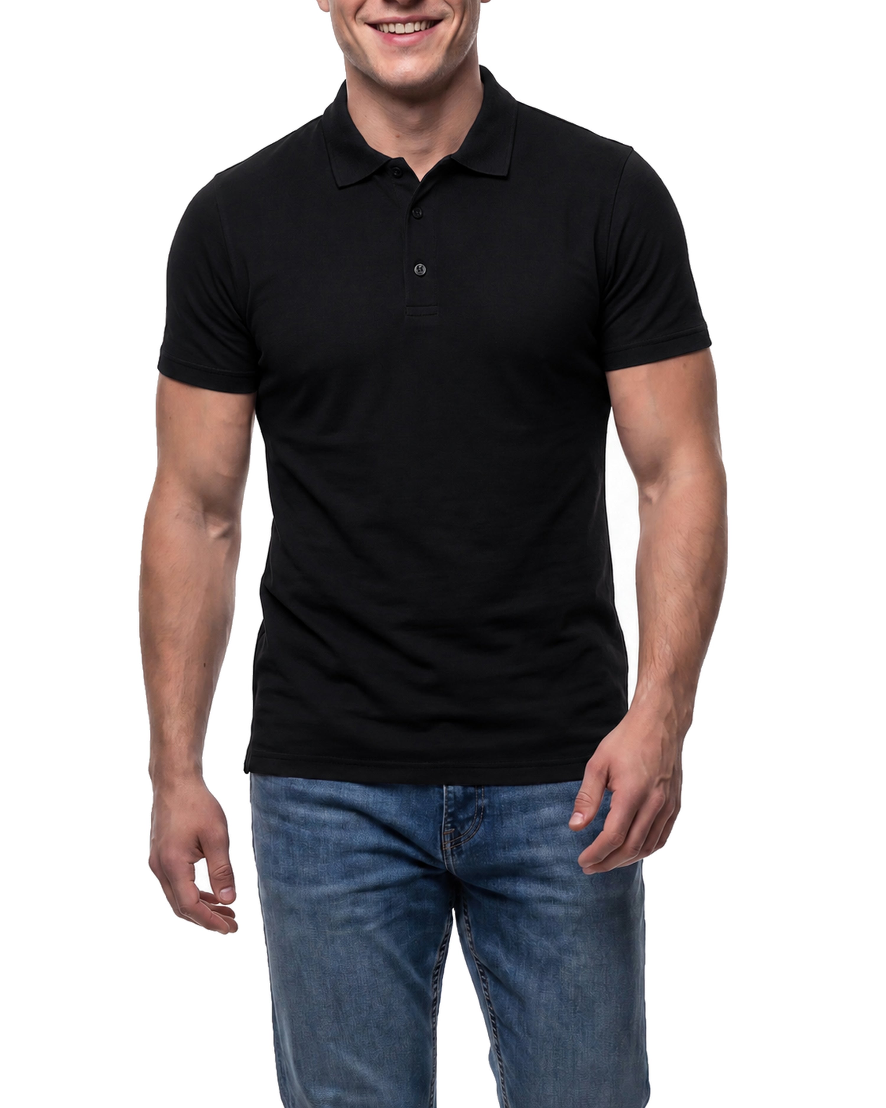 Herren Poloshirt aus 100% Baumwolle, Rome