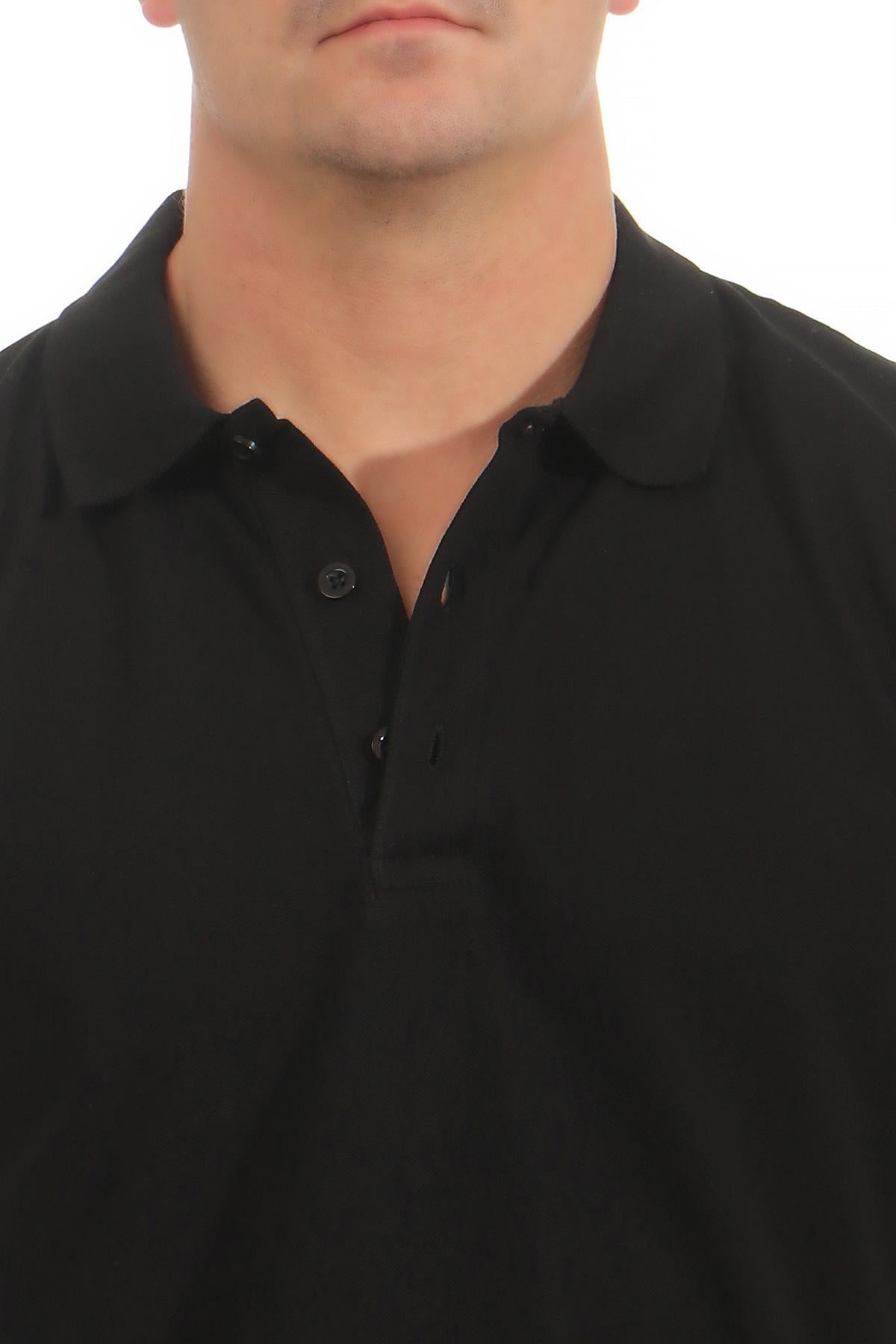 Herren Poloshirt mit hoher Qualität für den Alltag in Schwarz