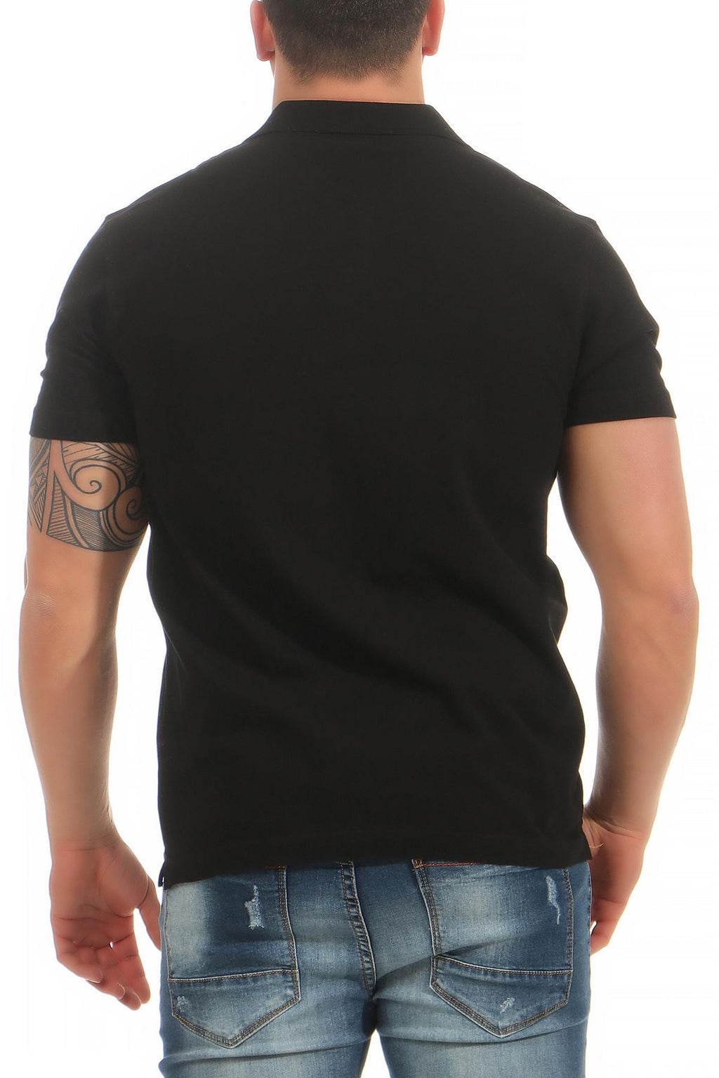 günstiges Poloshirt für Arbeit und Freizeit in Schwarz