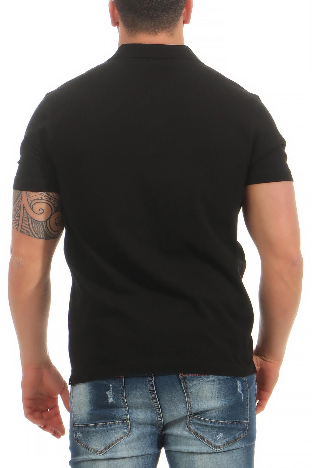 günstiges Poloshirt für Arbeit und Freizeit in Schwarz