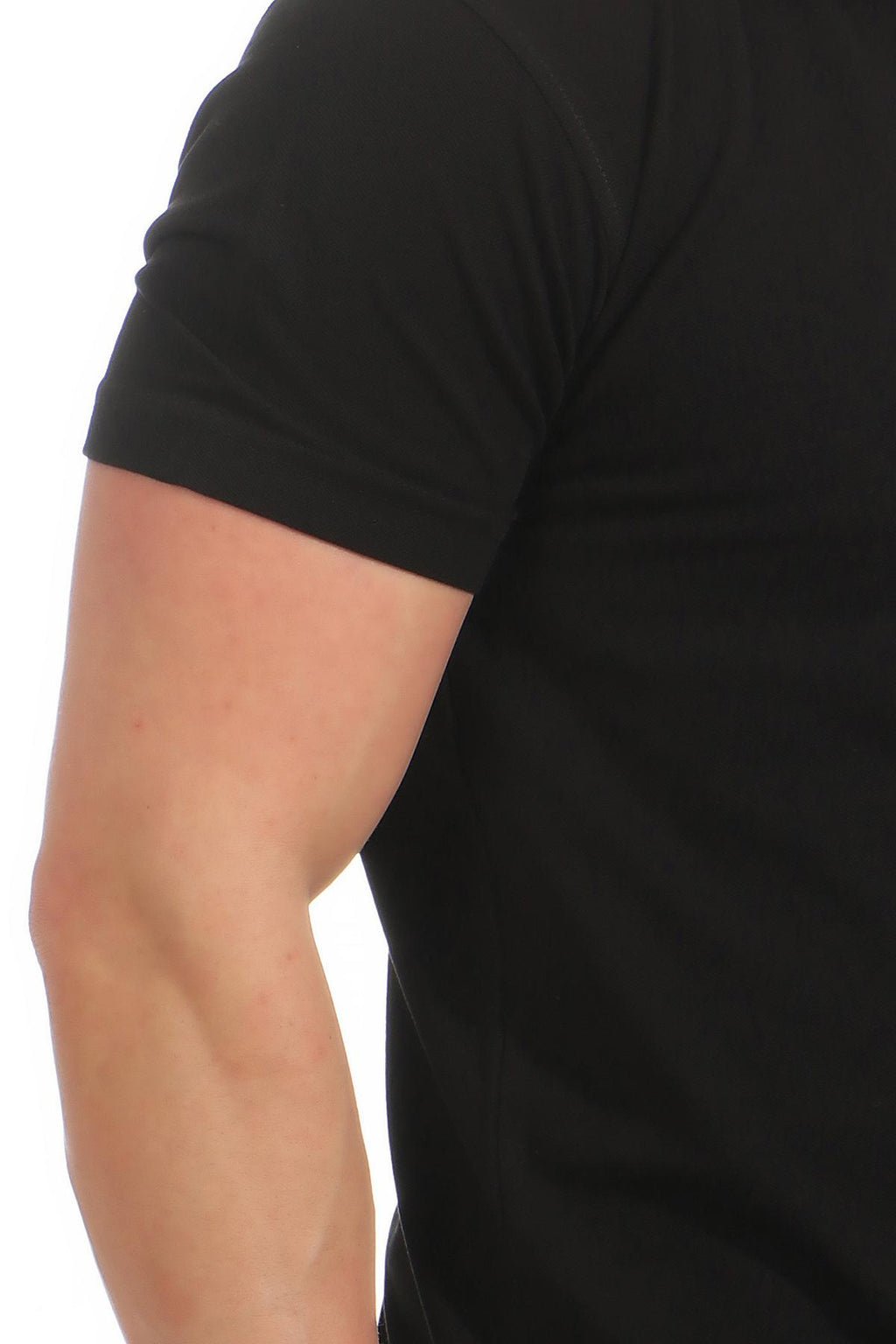 Poloshirt für Herren mit guter Passform Business in Schwarz