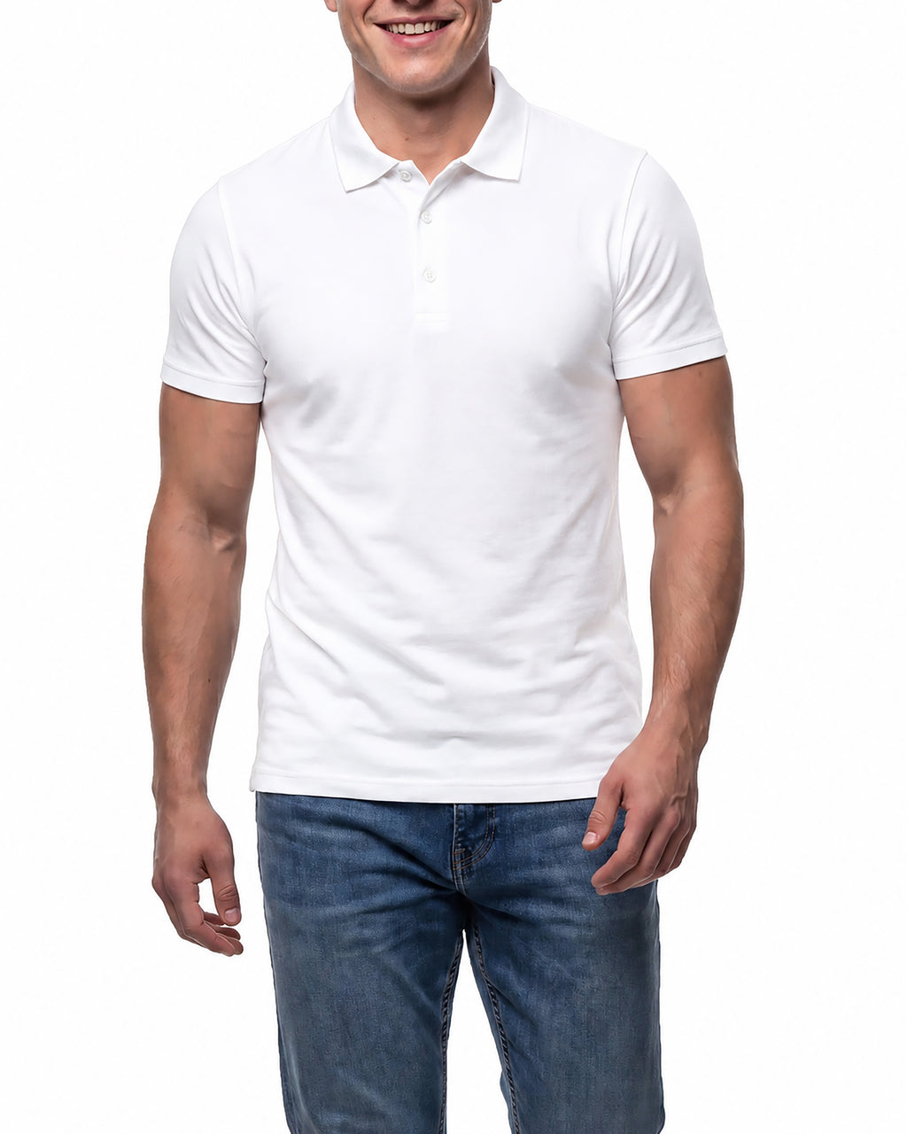 Herren Poloshirt aus 100% Baumwolle, Rome
