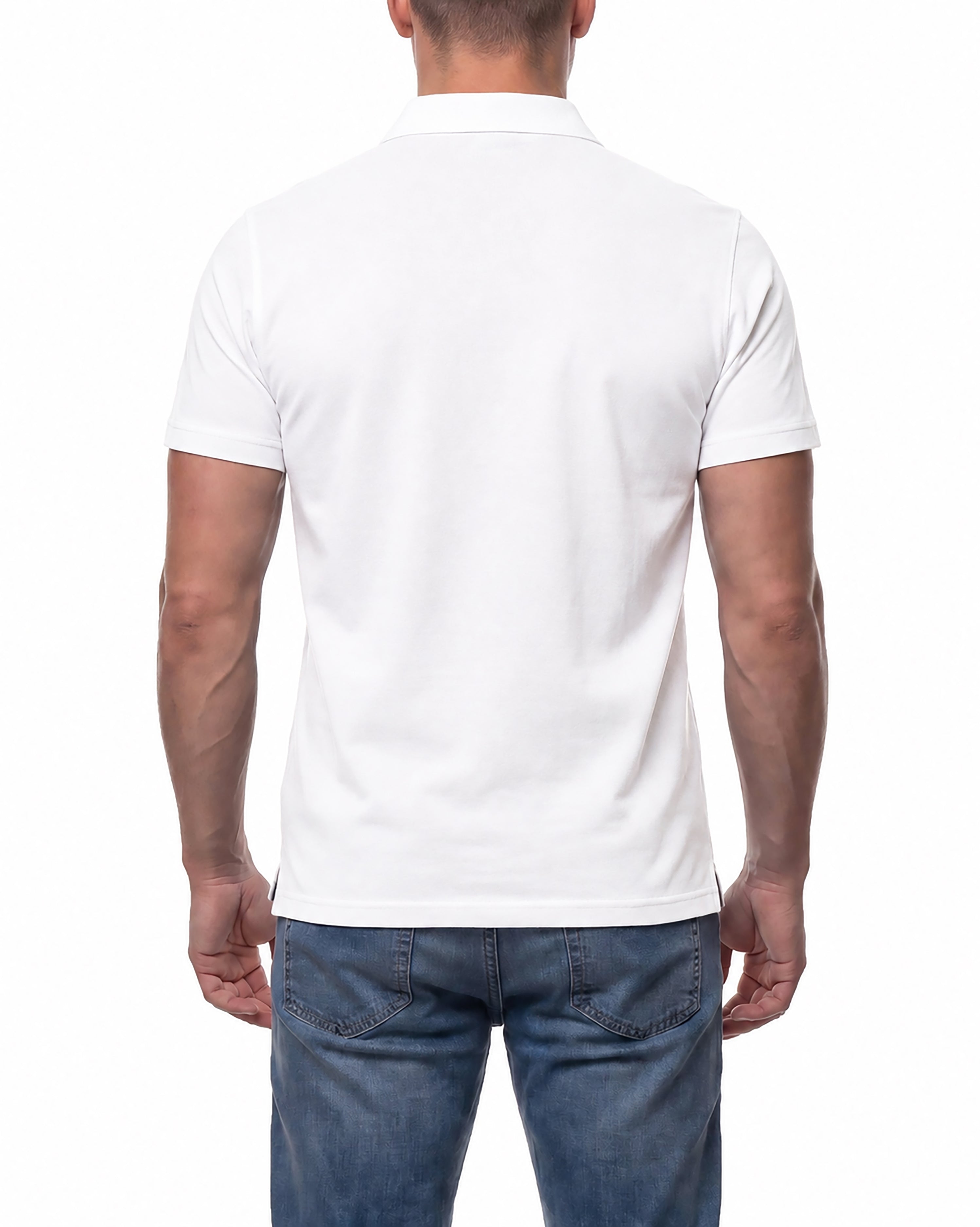 Herren Poloshirt aus 100% Baumwolle, Rome