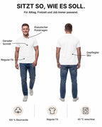 Herren Poloshirt aus 100% Baumwolle, Rome