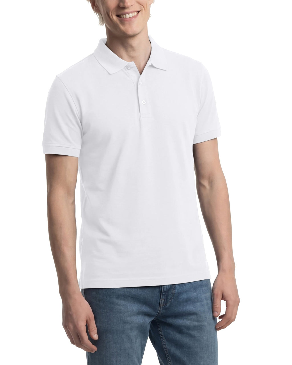 Herren 5er Pack Poloshirts bügelleicht aus Polyestermix Venice Pro