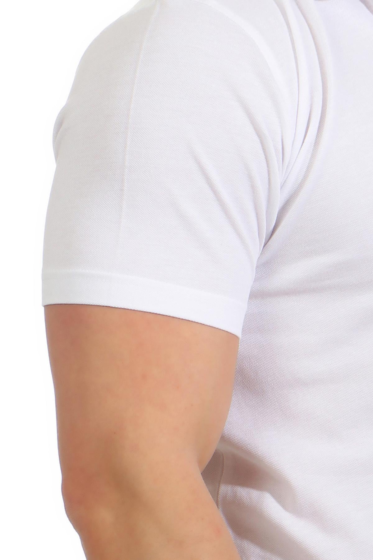 Poloshirt für Herren mit guter Passform Business in Weiß