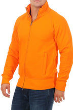 Sweatjacke für Männer Basic in Orange