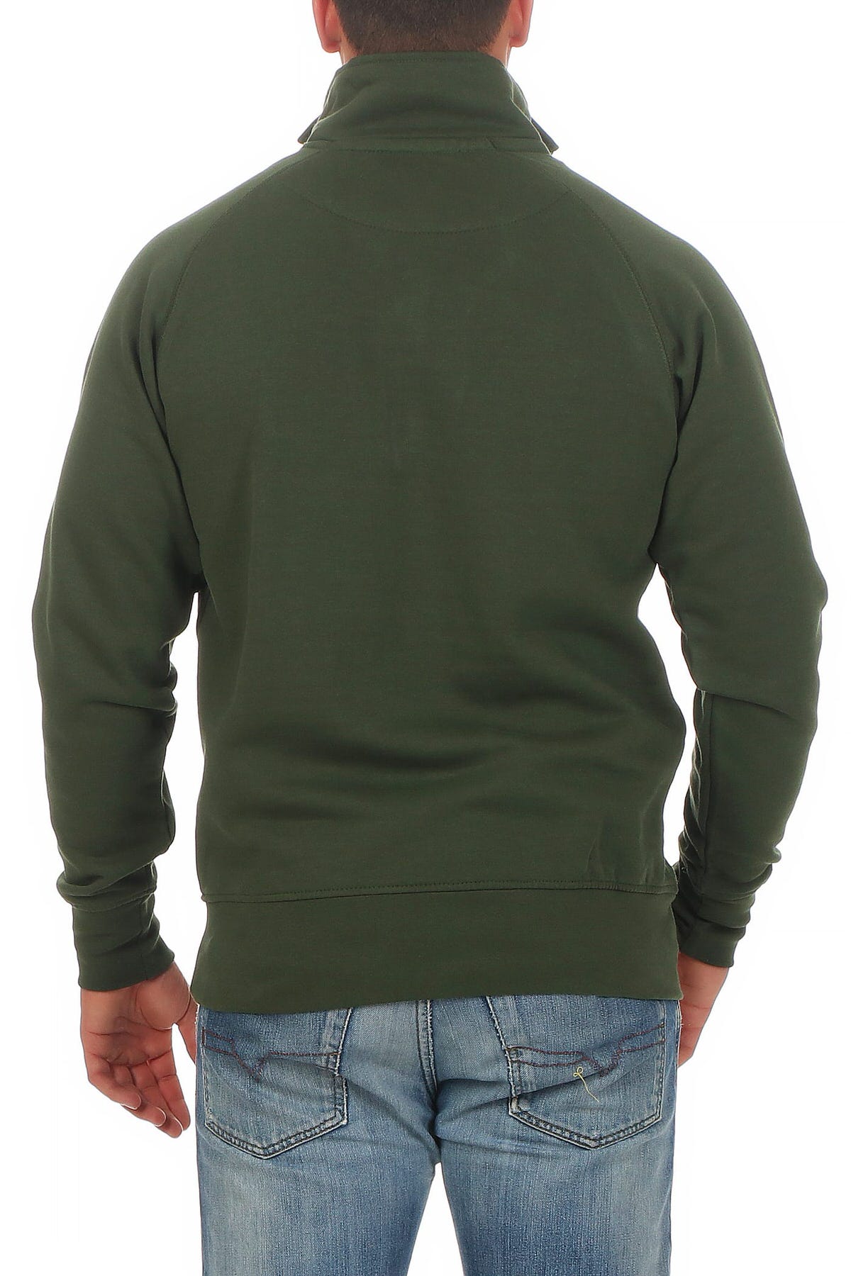 langlebiger Pullover für Männer Freizeit Arbeit in Grün