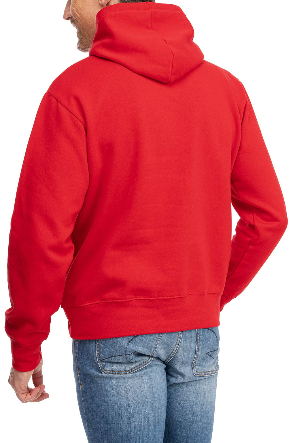 hochwertiger Pullover mit Kapuze für Herren in Rot