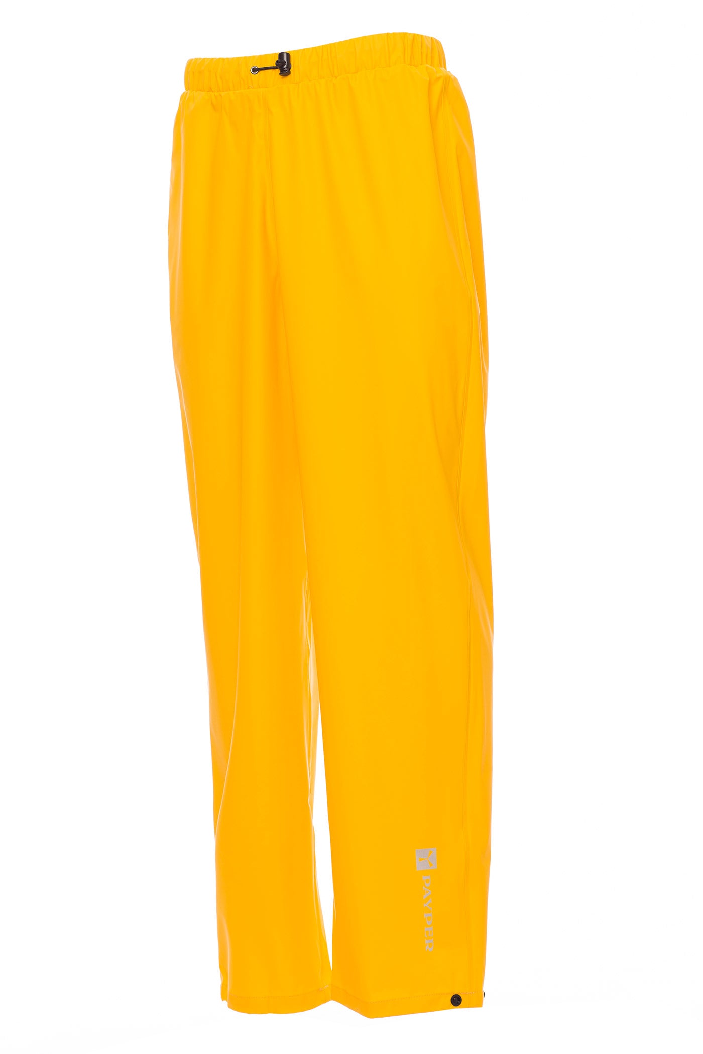 Herren Regenhose mit Gummibund und Kordelzug in Gelb