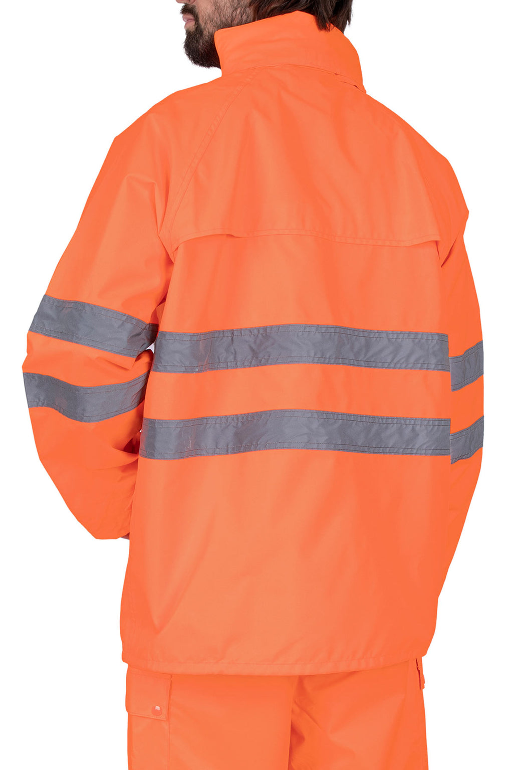Unisex Regenjacke hohe sichtbarkeit