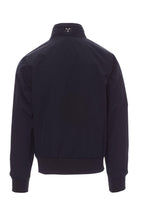 Herren Windbreaker mit Rippstrickbündchen und Stehkragen in Dunkelblau